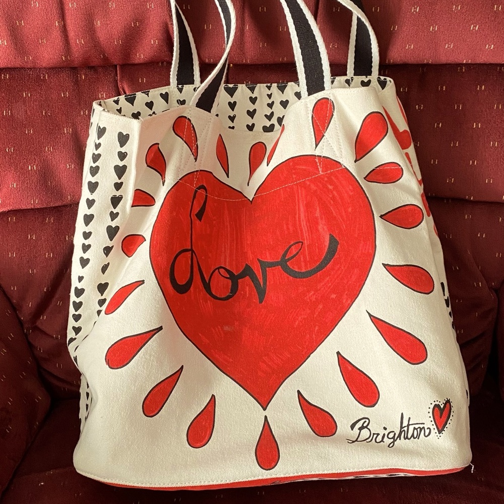 Brighton canvas tote beach or everyday bag